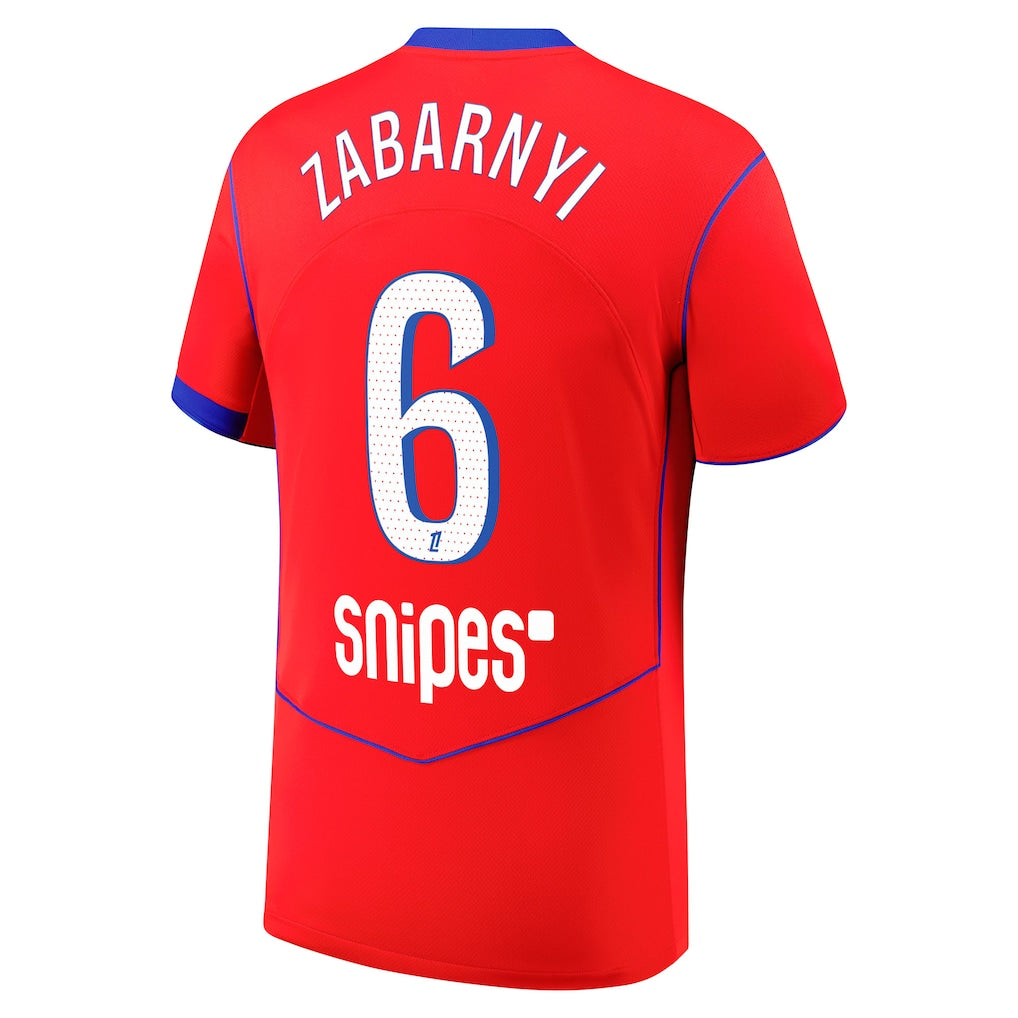 Maillot Third Stadium PSG Nike 25/26 avec flocage Zabarnyi 6