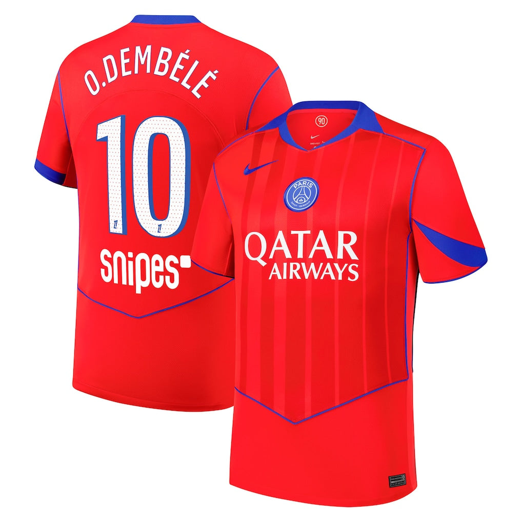 Maillot Third Match PSG Nike Dri-FIT ADV 25/26 avec flocage O. Dembélé 10