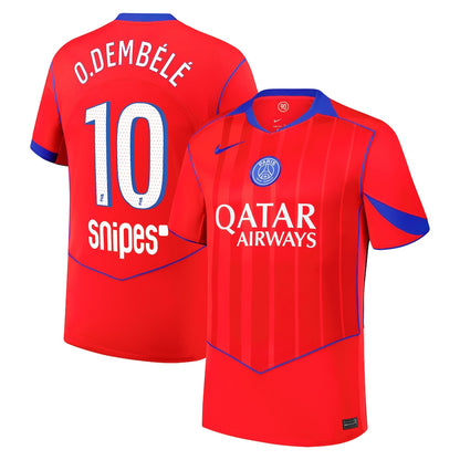 Maillot Third Match PSG Nike Dri-FIT ADV 25/26 avec flocage O. Dembélé 10