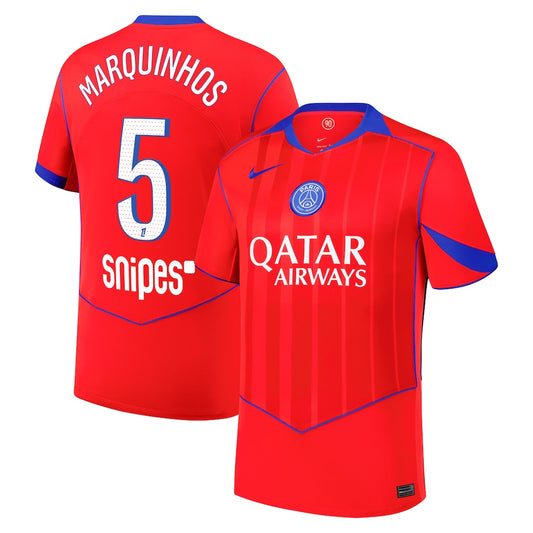 Maillot Third Stadium PSG Nike 25/26 avec flocage Marquinhos 5