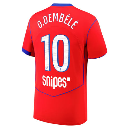 Maillot Third Match PSG Nike Dri-FIT ADV 25/26 avec flocage O. Dembélé 10