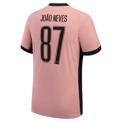 Maillot Third Match PSG Jordan Dri-FIT ADV 24/25 - Flocage Coupe João Neves 87