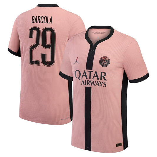 Maillot Third Match PSG Jordan Dri-FIT ADV 24/25 - Flocage Coupe Barcola 29