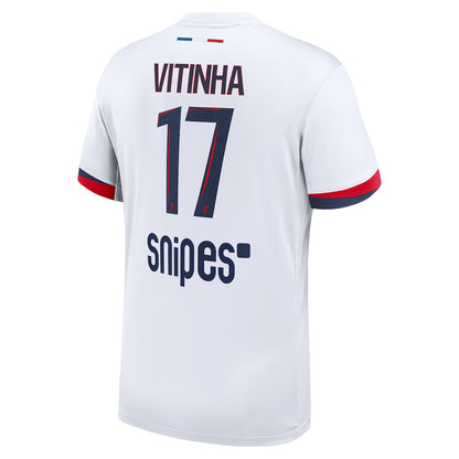 Maillot Extérieur Stadium PSG Nike 25/26 avec flocage Vitinha 17