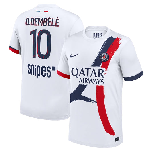 Maillot Extérieur Stadium PSG Nike 25/26 avec flocage O. Dembélé 10