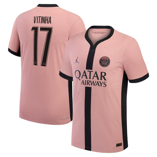 Maillot Third Match PSG Jordan Dri-FIT ADV 24/25 - Flocage Coupe Vitinha 17