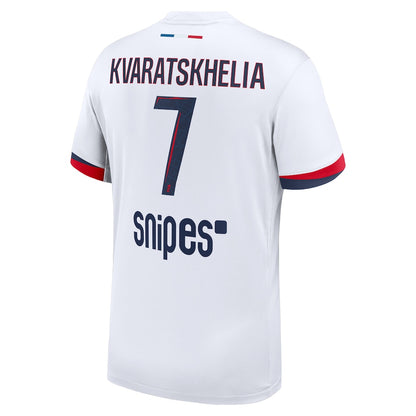 Maillot Extérieur Stadium PSG Nike 25/26 avec flocage Kvaratskhelia 7