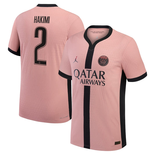 Maillot Third Match PSG Jordan Dri-FIT ADV 24/25 - Flocage Coupe Hakimi 2