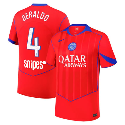 Maillot Third Stadium PSG Nike 25/26 avec flocage Beraldo 4
