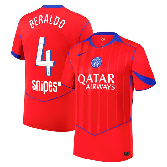 Maillot Third Stadium PSG Nike 25/26 avec flocage Beraldo 4