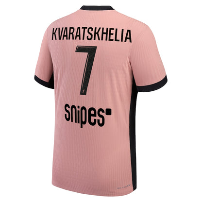 Maillot Third Match PSG Jordan Dri-FIT ADV 24/25 avec flocage Kvaratskhelia 7