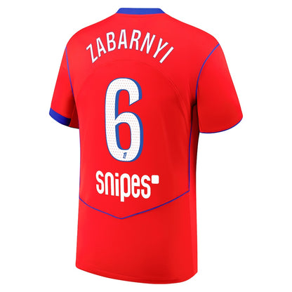 Maillot Third Stadium PSG Nike 25/26 avec flocage Zabarnyi 6