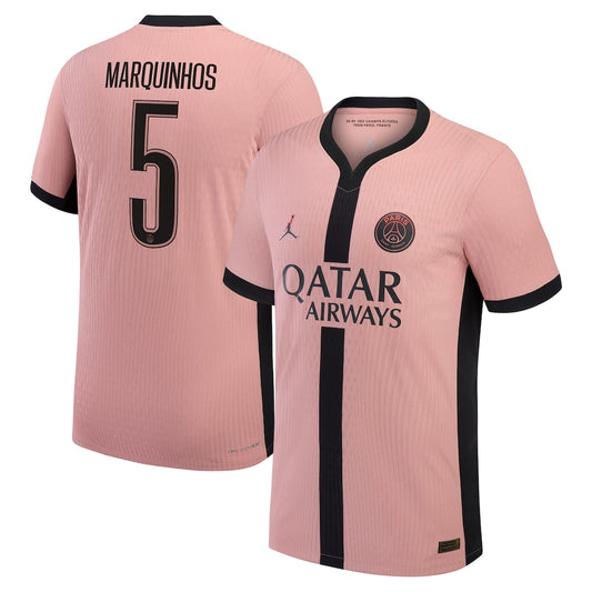 Maillot Third Match PSG Jordan Dri-FIT ADV 24/25 - Flocage Coupe Marquinhos 5