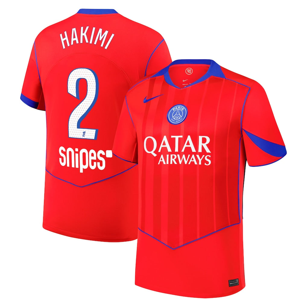 Maillot Third Stadium PSG Nike 25/26 avec flocage Hakimi 2