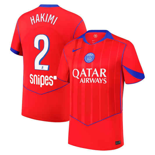 Maillot Third Stadium PSG Nike 25/26 avec flocage Hakimi 2