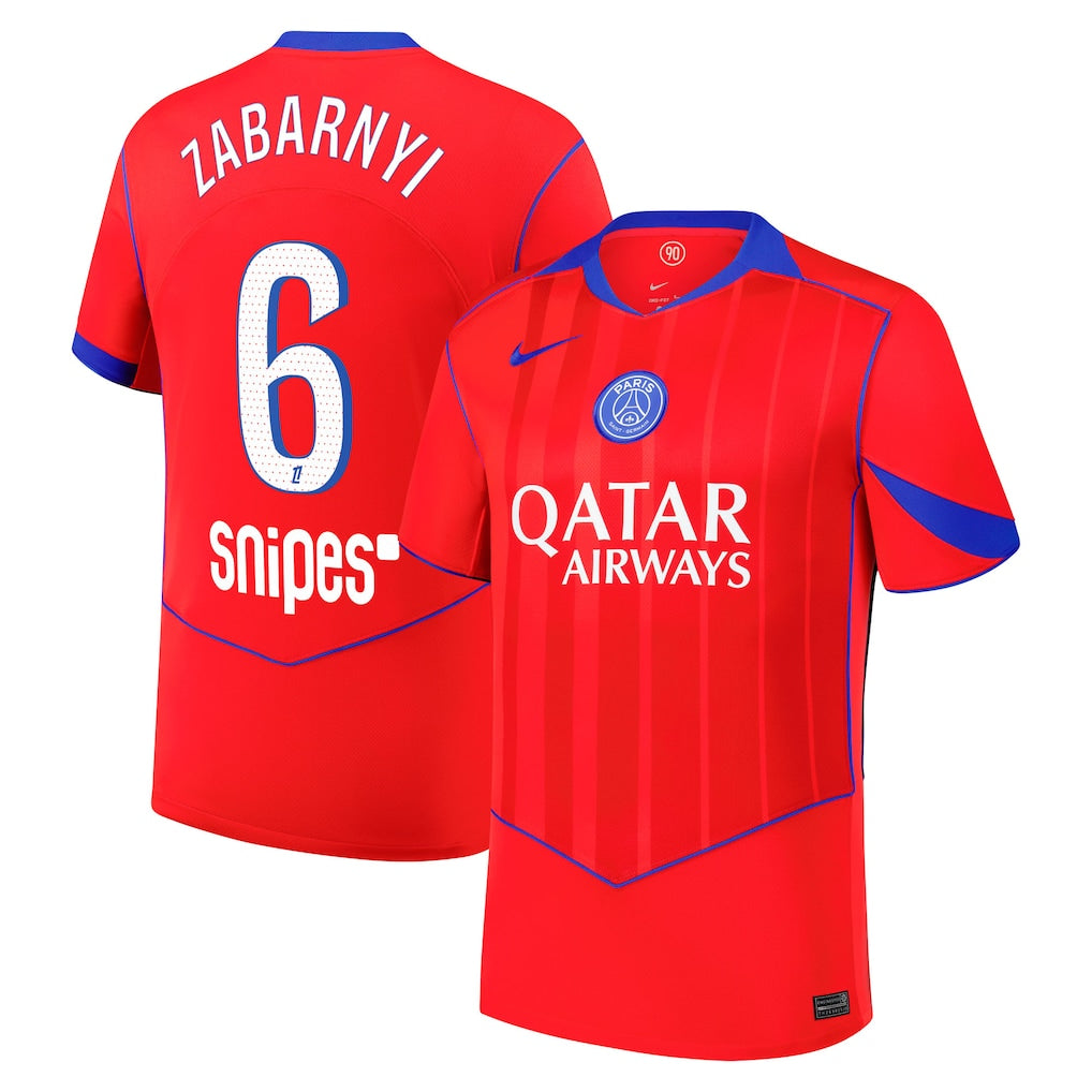 Maillot Third Stadium PSG Nike 25/26 avec flocage Zabarnyi 6