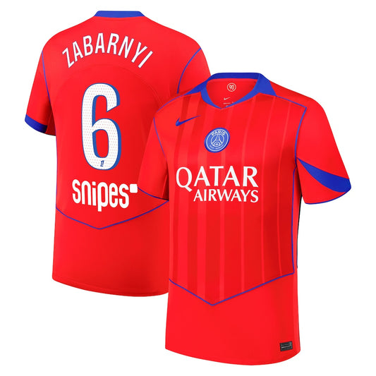 Maillot Third Stadium PSG Nike 25/26 avec flocage Zabarnyi 6